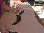 Hand Wood Table Finger Floor