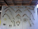 Iron Wood Metal Beam Building