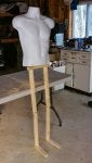 Mannequin Table Furniture Wood Sculpture
