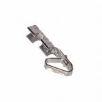 Fashion accessory Zipper Silver Metal
