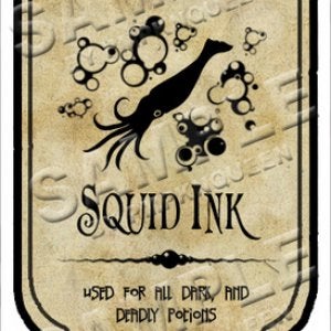 here s squid ink just black liquid in this bottle should do halloween forum
